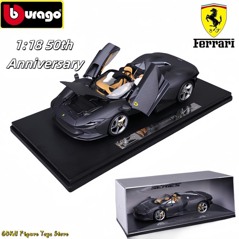 Новый оригинал 1:18 Bruago 50th Anniversary Carbon fiber texture Ferrari SP3 Alloy Diecast Car Models Collection Toys Toy Birthday Gift
Новый оригинал 1:18 Bruago 50th Anniversary Carbon fiber texture Ferrari SP3 Alloy Diecast Car Models Collection Toys Toy Birthday Gift
