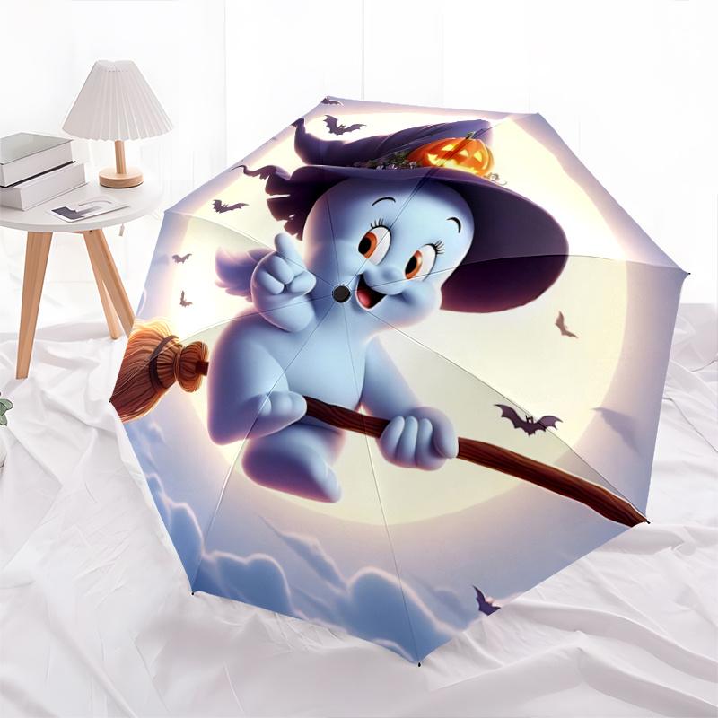 1pc Flying Wizard Ghost Pattern Automatic Cartoon Umbrella, Suitable for Travel and Daily Use P040
1pc Flying Wizard Ghost Pattern Automatic Cartoon Umbrella, Suitable for Travel and Daily Use P040