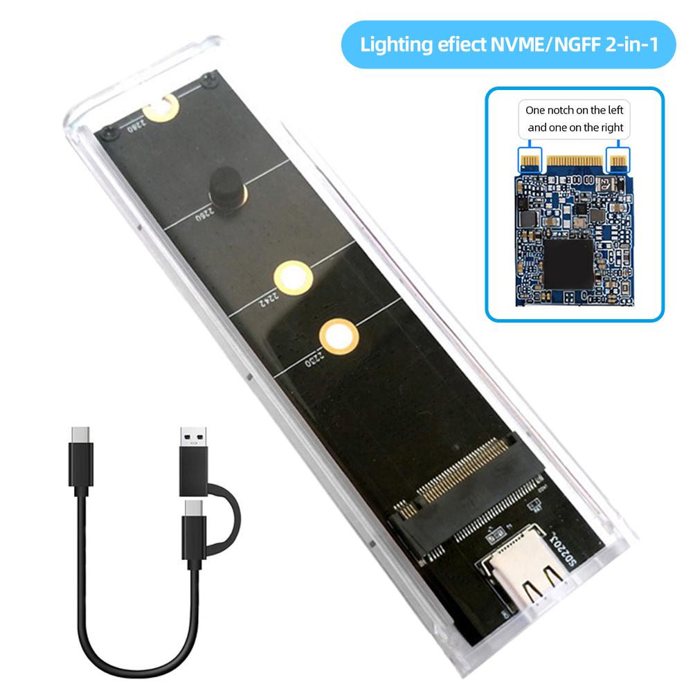 Корпус твердотельного накопителя M.2 NVMe/NGFF Корпус SSD Жесткий диск USB 3.1 Type C No light NGFF
Корпус твердотельного накопителя M.2 NVMe/NGFF Корпус SSD Жесткий диск USB 3.1 Type C No light NGFF