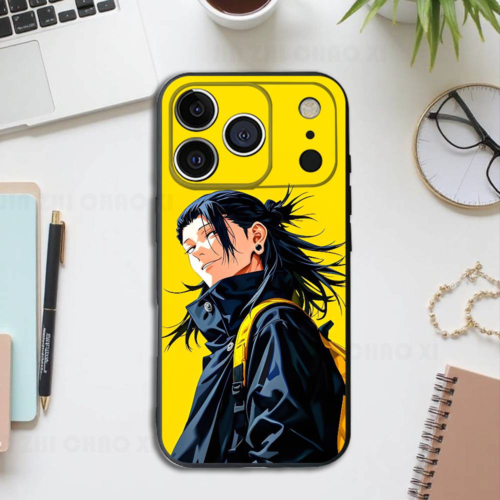 Creativity Suguru G-Geto Black Phone Case For IPhone 17 16 15 14 13 12 13 12 11 Pro Max Plus XS XR Silicone Soft Back Cover iPhone16plus
Creativity Suguru G-Geto Black Phone Case For IPhone 17 16 15 14 13 12 13 12 11 Pro Max Plus XS XR Silicone Soft Back Cover iPhone16plus