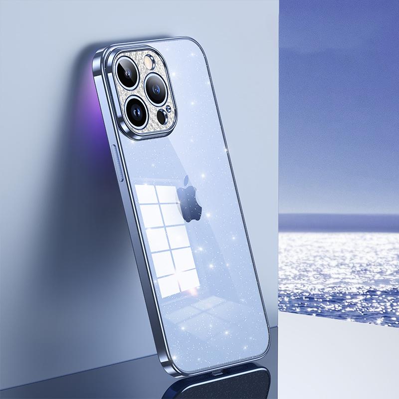 SULADA XingZuan Series For iPhone 13 Pro 6.1 inch Soft TPU Glitter Phone Case Rhinestone Decor Electroplating Back Cover Blue
SULADA XingZuan Series For iPhone 13 Pro 6.1 inch Soft TPU Glitter Phone Case Rhinestone Decor Electroplating Back Cover Blue