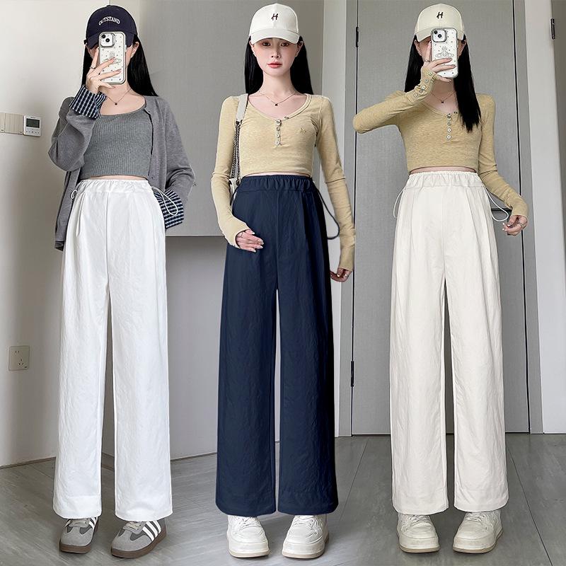 2026 Spring Rolled Hem Maternity Pants: Loose Fit, Adjustable Side Drawstring, Casual Comfort M белый
2026 Spring Rolled Hem Maternity Pants: Loose Fit, Adjustable Side Drawstring, Casual Comfort M белый