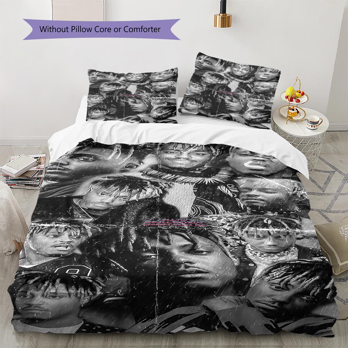 Juice-Wrld Singer Pattern Bedding Quilt Set Quilt Cover Pillowcase Home Decoration Gift (1 * duvet cover + 2 * pillowcase, without core) 200x200cm
Juice-Wrld Singer Pattern Bedding Quilt Set Quilt Cover Pillowcase Home Decoration Gift (1 * duvet cover + 2 * pillowcase, without core) 200x200cm