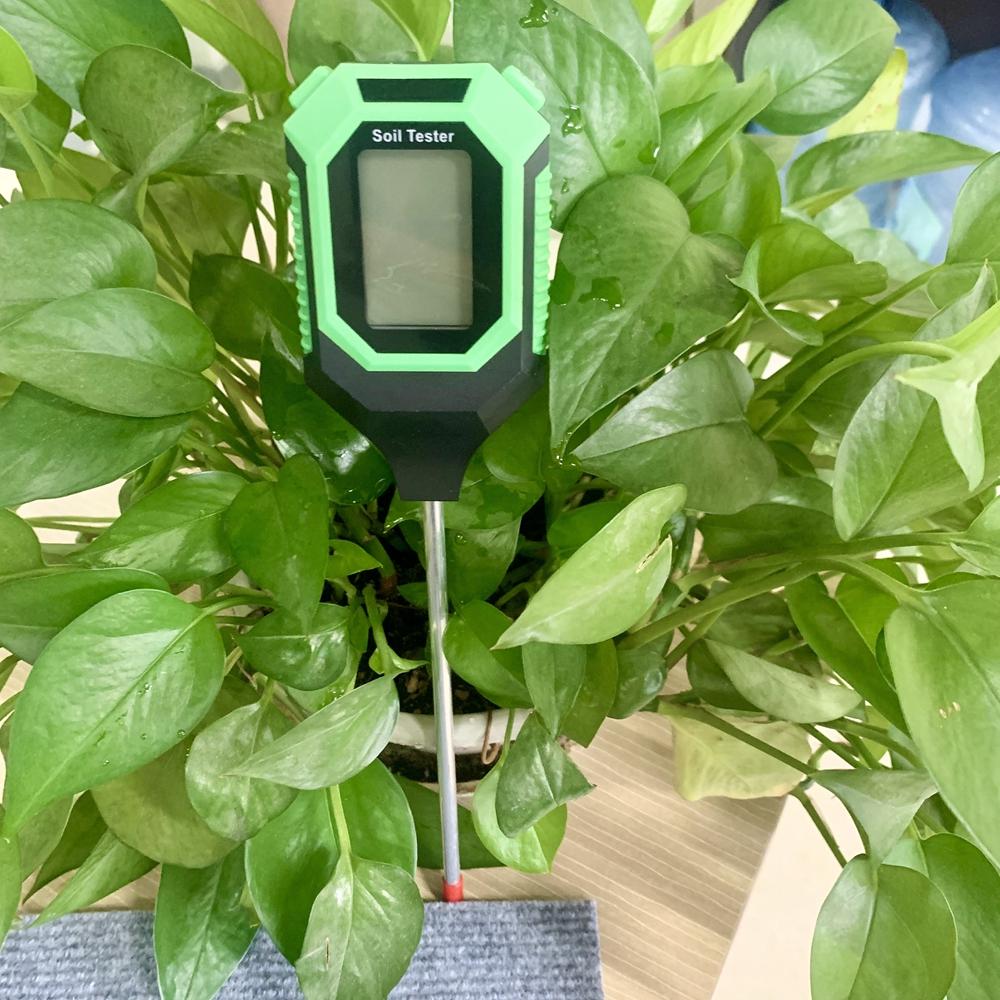 Multi-Function Soil Tester PH/Salinity/Moisture/Sunlight/Air Humidity/Temp Backlight LCD 4 in 1 PH Meter for Gardening Plants зелений
Multi-Function Soil Tester PH/Salinity/Moisture/Sunlight/Air Humidity/Temp Backlight LCD 4 in 1 PH Meter for Gardening Plants зелений