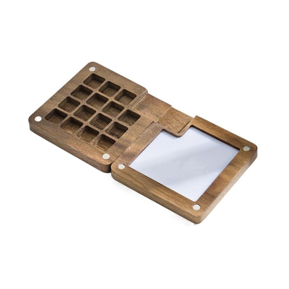Mini Empty Wooden Watercolor Portable Sketch Palette Painting Tray Paint Box Painting Tool B
Mini Empty Wooden Watercolor Portable Sketch Palette Painting Tray Paint Box Painting Tool B