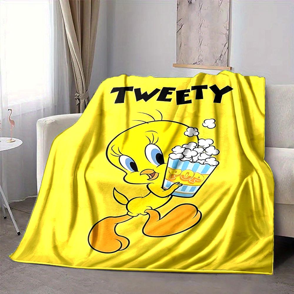 1 шт. Фланелевое одеяло Tweety Looney Tunes, Мягкое, приятное для кожи, с цифровой печатью, Различные размеры в наличии для семьи, друзей, на день рождения 80x120cm
1 шт. Фланелевое одеяло Tweety Looney Tunes, Мягкое, приятное для кожи, с цифровой печатью, Различные размеры в наличии для семьи, друзей, на день рождения 80x120cm