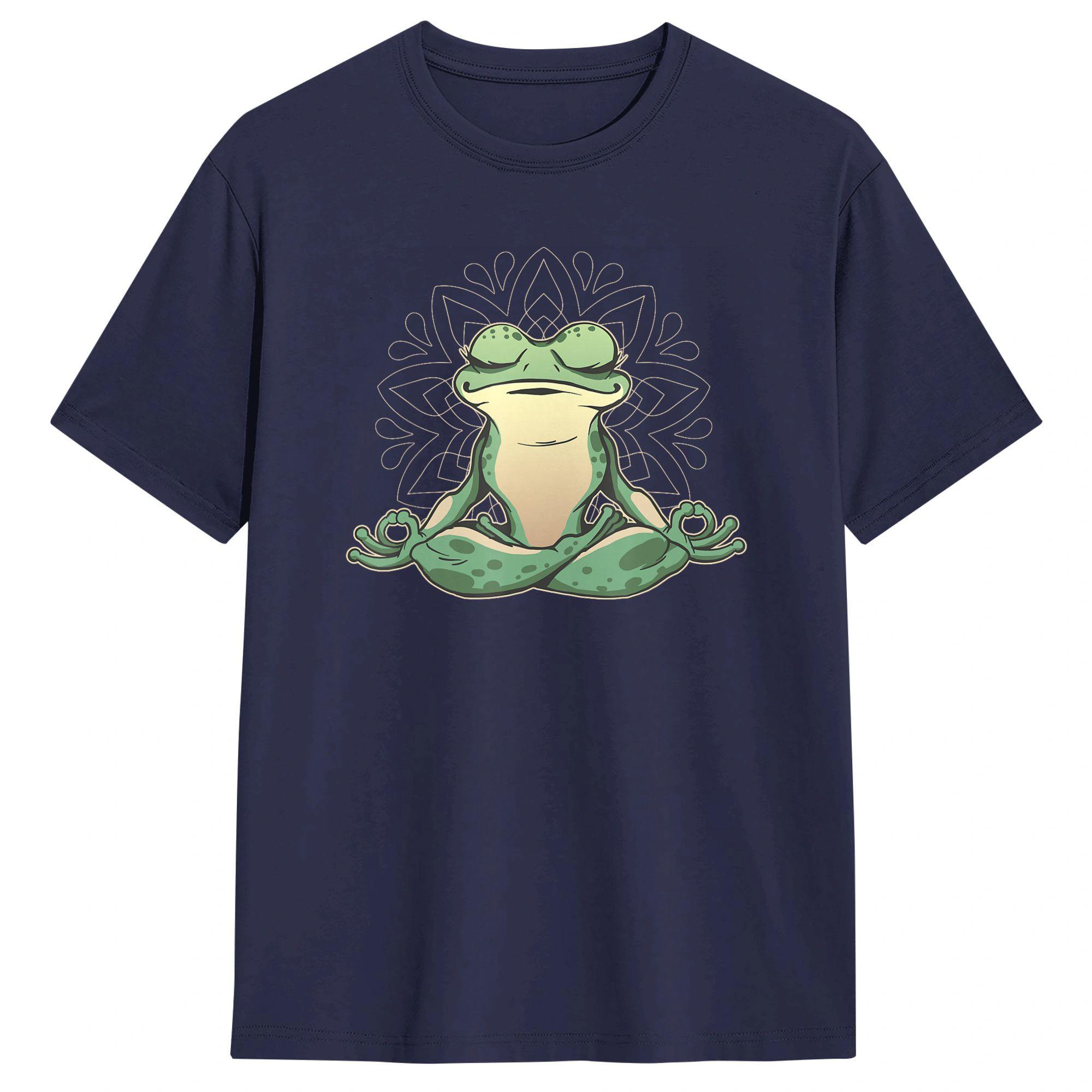 Meditating Yoga Frog T Shirt Harajuku TShirts Short Sleeve Y2K Casual Tops Summer Pure Cotton Oversize Clothing 4XL
Meditating Yoga Frog T Shirt Harajuku TShirts Short Sleeve Y2K Casual Tops Summer Pure Cotton Oversize Clothing 4XL