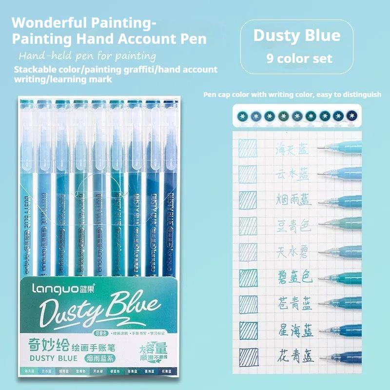 LANGUO New Colors 72/9 Colors Morandi Gel Pen Student Diary Scrapbook Painting DIY Set Color Drawing Art Markers School Supplies
LANGUO New Colors 72/9 Colors Morandi Gel Pen Student Diary Scrapbook Painting DIY Set Color Drawing Art Markers School Supplies