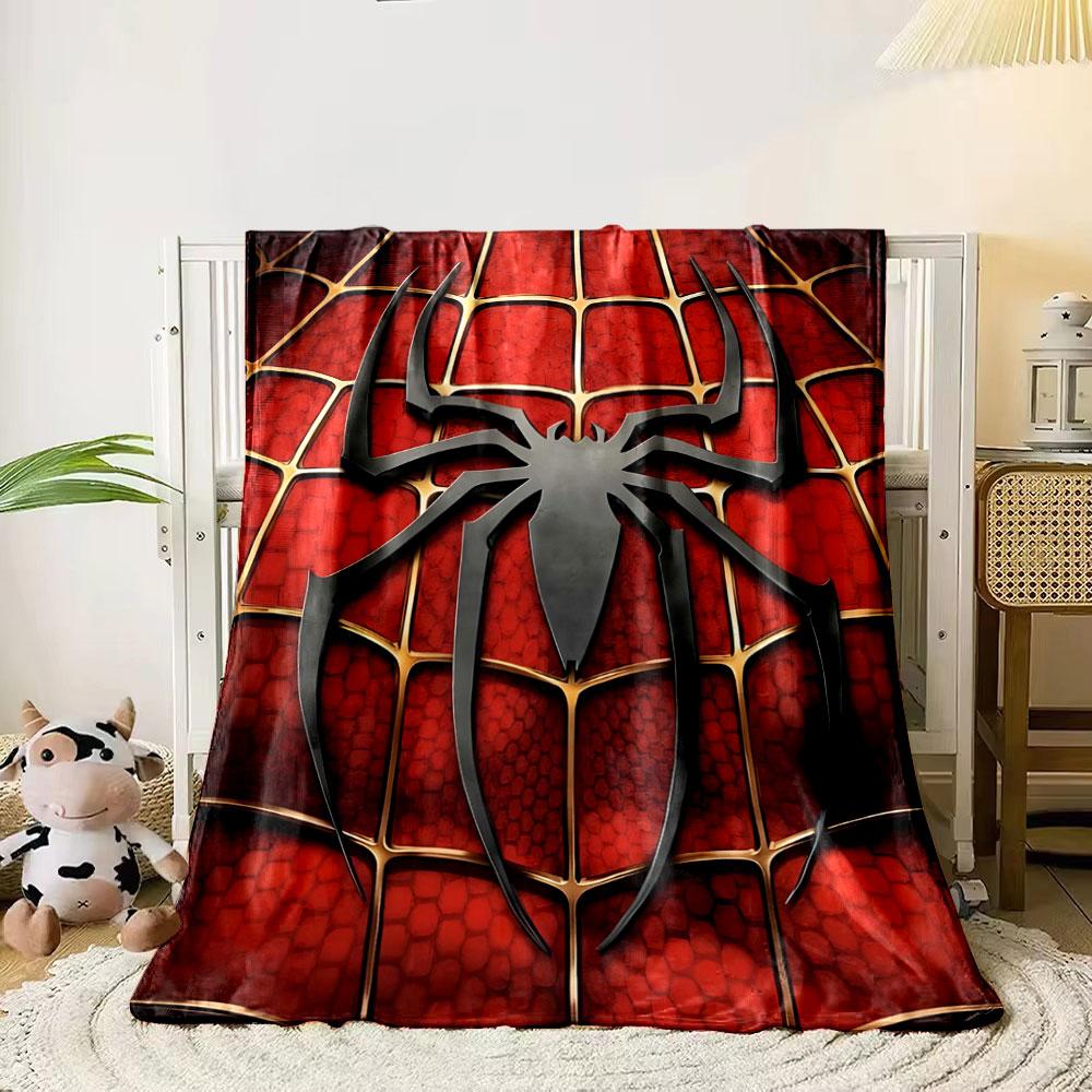 Red textured grid with black spider emblem in the center. for all seasons blanket lunch break throw gift 80cm x 120cm
Red textured grid with black spider emblem in the center. for all seasons blanket lunch break throw gift 80cm x 120cm
