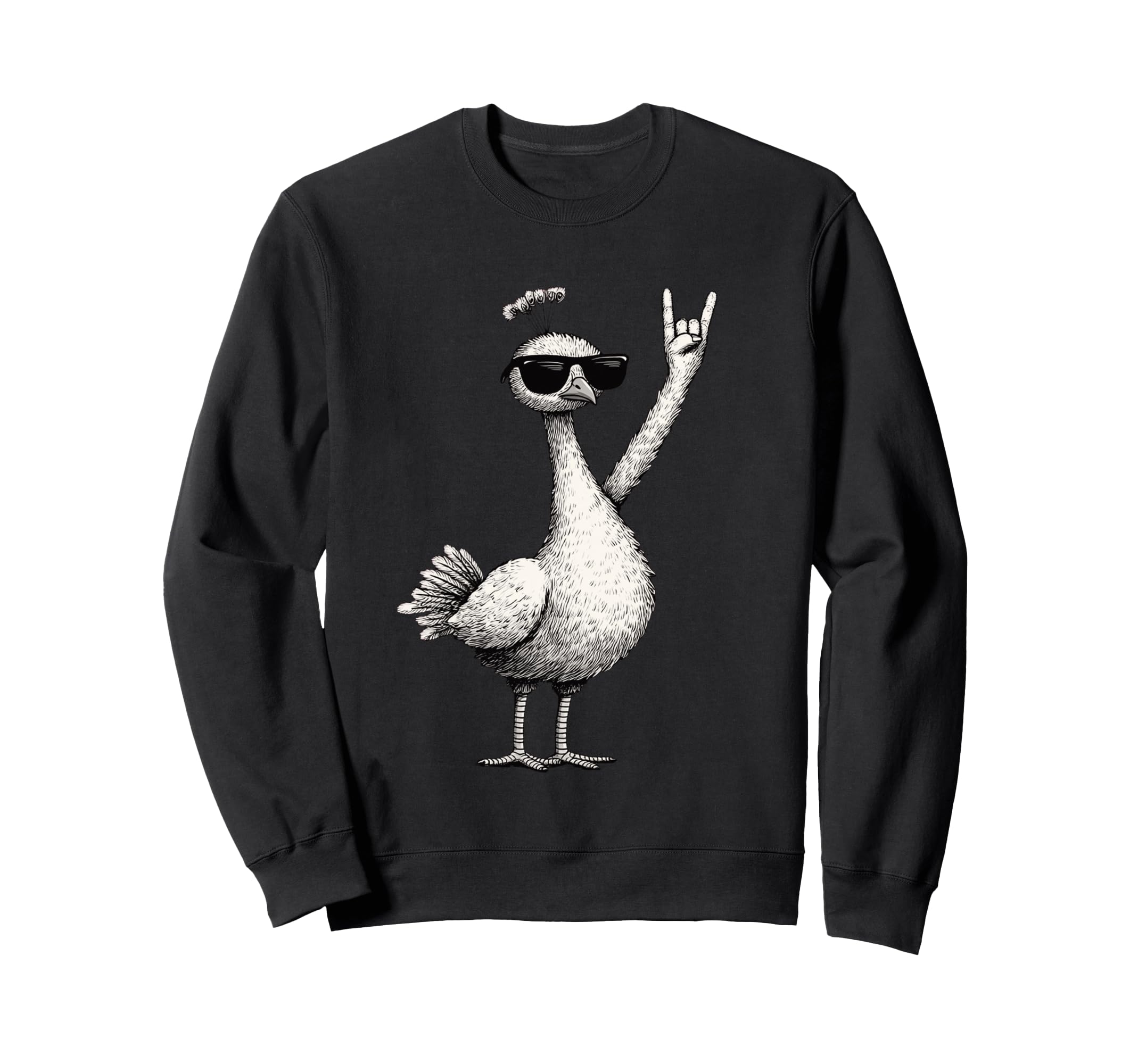 Rock On Sunglasses Chicken Vibe Sweatshirt
Rock On Sunglasses Chicken Vibe Sweatshirt