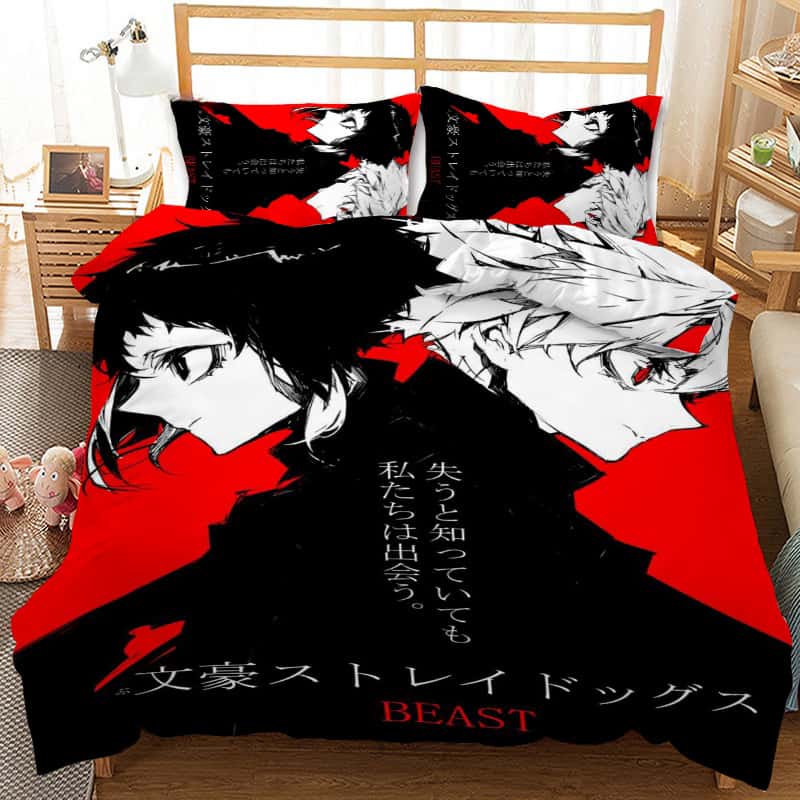 3D Cartoon Duvet Cover Set Bungo Stray Dogs Tales Of The Lost Bedding Sets Comforter Duvet Cover Pillowcase For Home Textiles EU single(135x200cm)
3D Cartoon Duvet Cover Set Bungo Stray Dogs Tales Of The Lost Bedding Sets Comforter Duvet Cover Pillowcase For Home Textiles EU single(135x200cm)