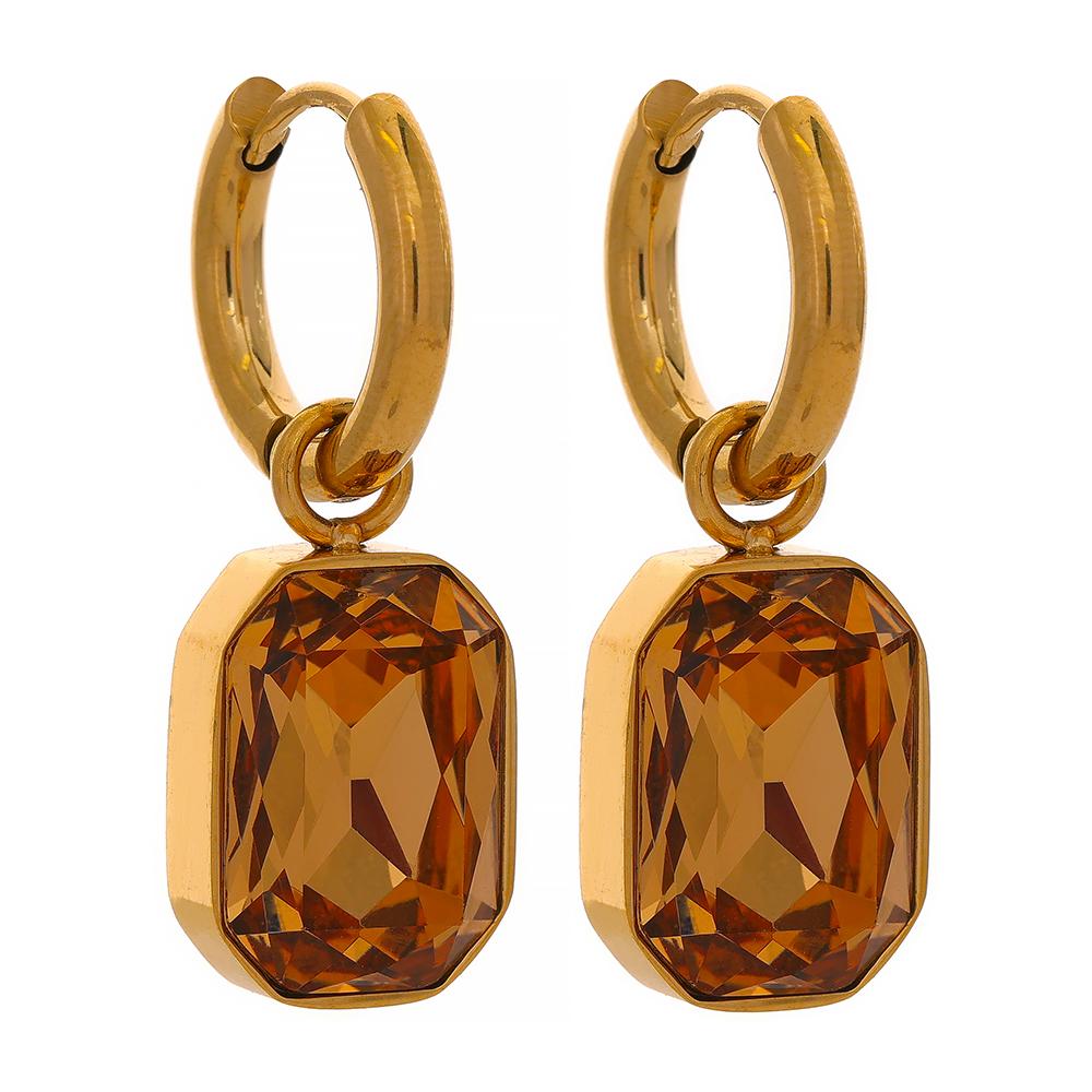 Yhpup Stainless Steel Cubic Zirconia Drop Dangle Charms Trendy Earrings -gold-plated Green Square Geometric Earring Jewelry
Yhpup Stainless Steel Cubic Zirconia Drop Dangle Charms Trendy Earrings -gold-plated Green Square Geometric Earring Jewelry
