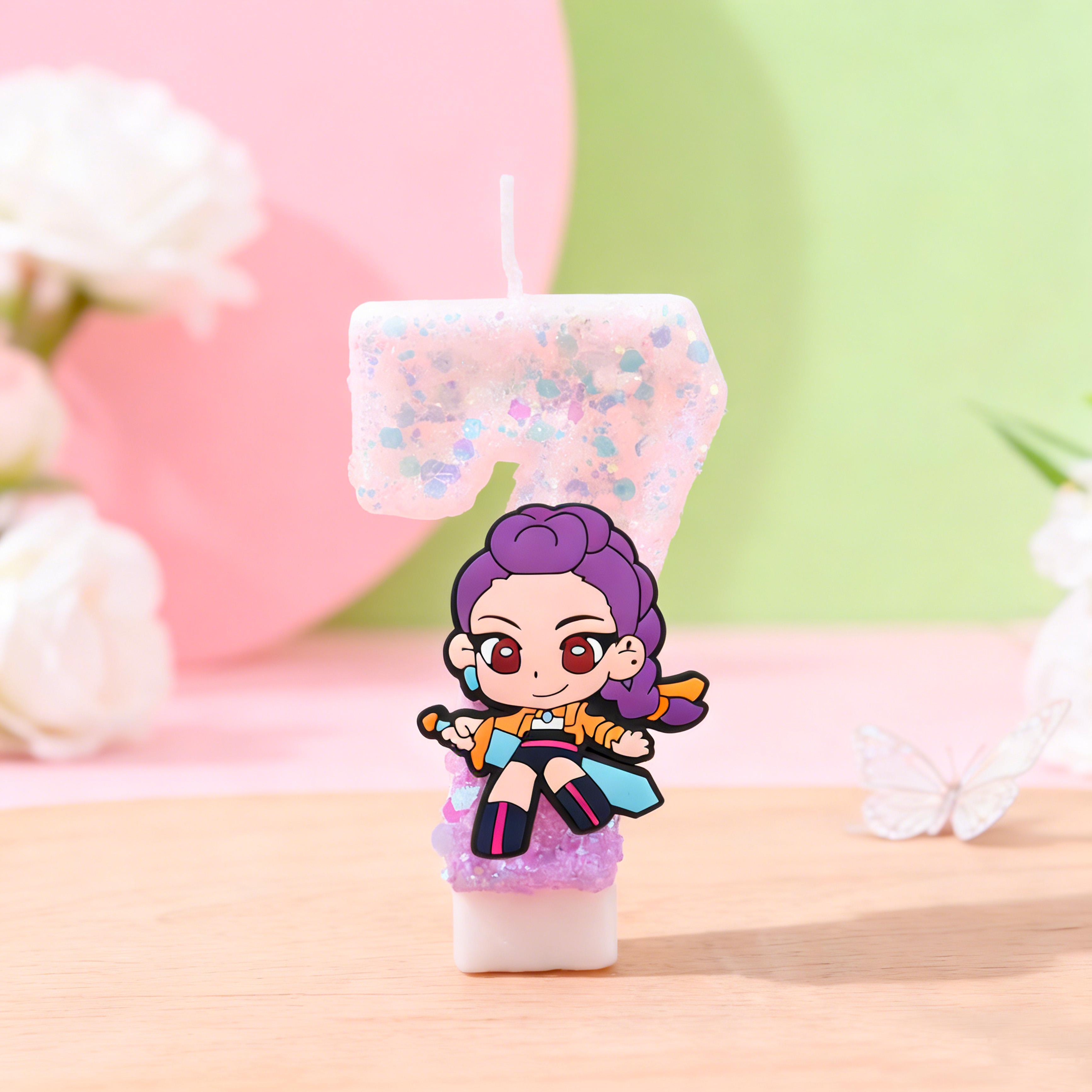 Kpop Demon Hunter Themed Candles 5-9 Year Old Kids Birthday Parties Exquisite Cake Decorations Party Favors Supplies for Kid Friendly Entertaining Fun
Kpop Demon Hunter Themed Candles 5-9 Year Old Kids Birthday Parties Exquisite Cake Decorations Party Favors Supplies for Kid Friendly Entertaining Fun