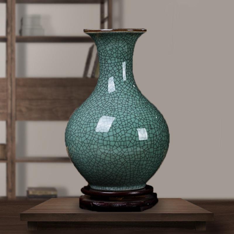 Jingdezhen Ceramic Vase Decoration, Living Room Flower Arrangement, New Chinese Style Entrance Decoration, Flower Ware, Retro Th
Jingdezhen Ceramic Vase Decoration, Living Room Flower Arrangement, New Chinese Style Entrance Decoration, Flower Ware, Retro Th