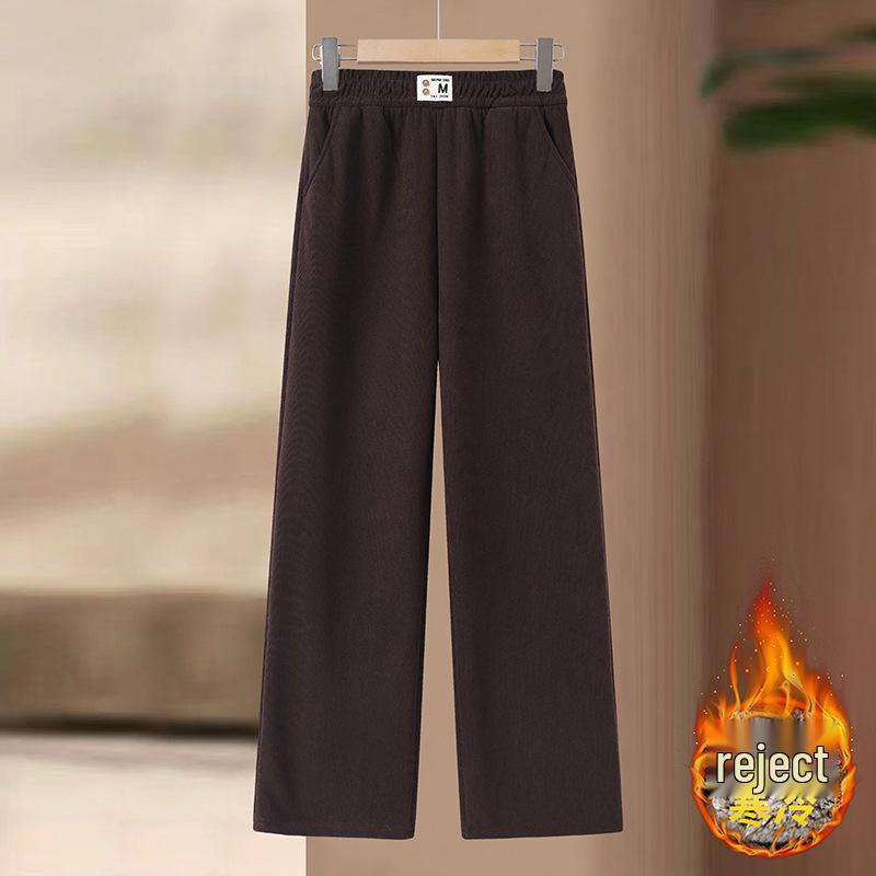 Mom s Wide-Leg Ice Silk High-Waisted Cropped Pants - Summer Casual Plus Size 4XL кавовий
Mom s Wide-Leg Ice Silk High-Waisted Cropped Pants - Summer Casual Plus Size 4XL кавовий