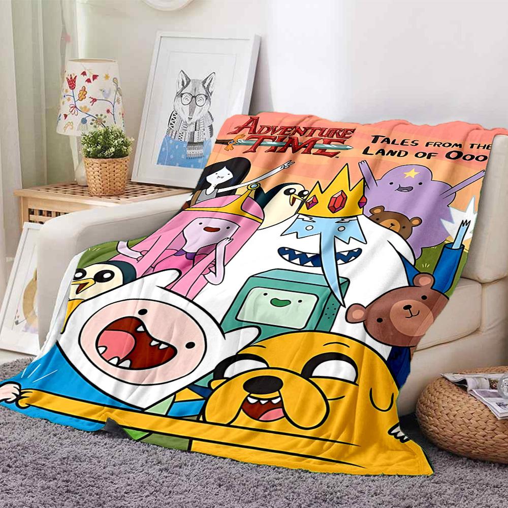 1pc Adventure Time Flannel Throw Blanket - HD Printed Lightweight Soft Warm All-Season Blanket for Sofa, Bed, Travel, Camping 118 130cmx150cm
1pc Adventure Time Flannel Throw Blanket - HD Printed Lightweight Soft Warm All-Season Blanket for Sofa, Bed, Travel, Camping 118 130cmx150cm