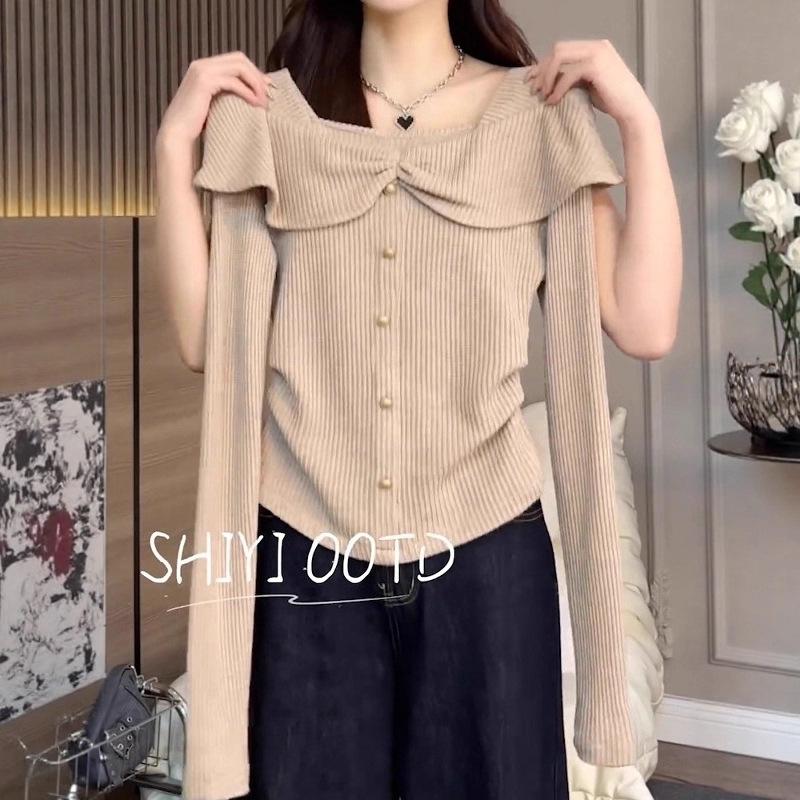 Women s French Elegance Pleated Long Sleeve T-Shirt - Autumn/Winter 2026 Trendy Slim Fit Large хаки
Women s French Elegance Pleated Long Sleeve T-Shirt - Autumn/Winter 2026 Trendy Slim Fit Large хаки