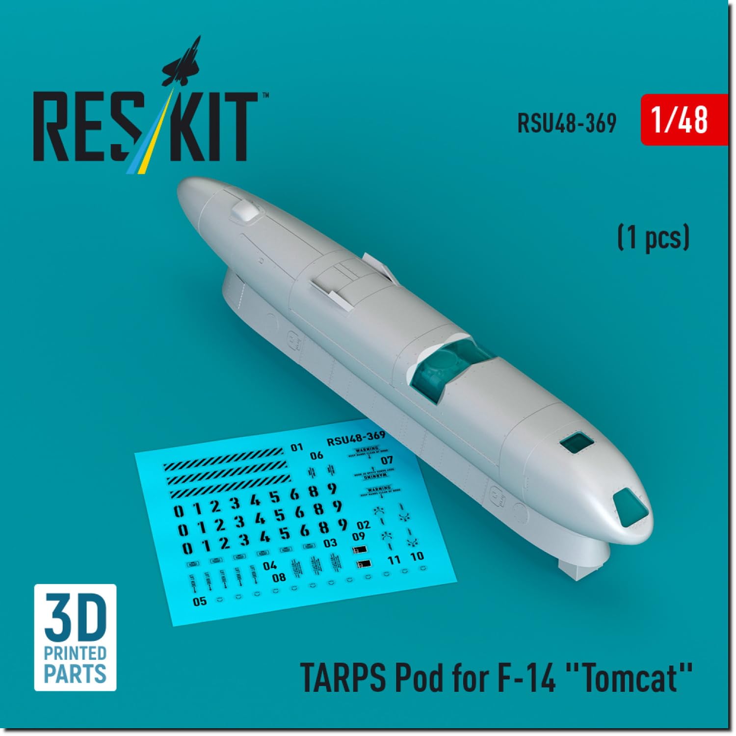 Reskit Tomcat TARPS Тактическая авиационная разведывательная контейнерная система Пластиковые детали для модели 1/48 F-14 RSKU48-0369 (Самолет)
Reskit Tomcat TARPS Тактическая авиационная разведывательная контейнерная система Пластиковые детали для модели 1/48 F-14 RSKU48-0369 (Самолет)