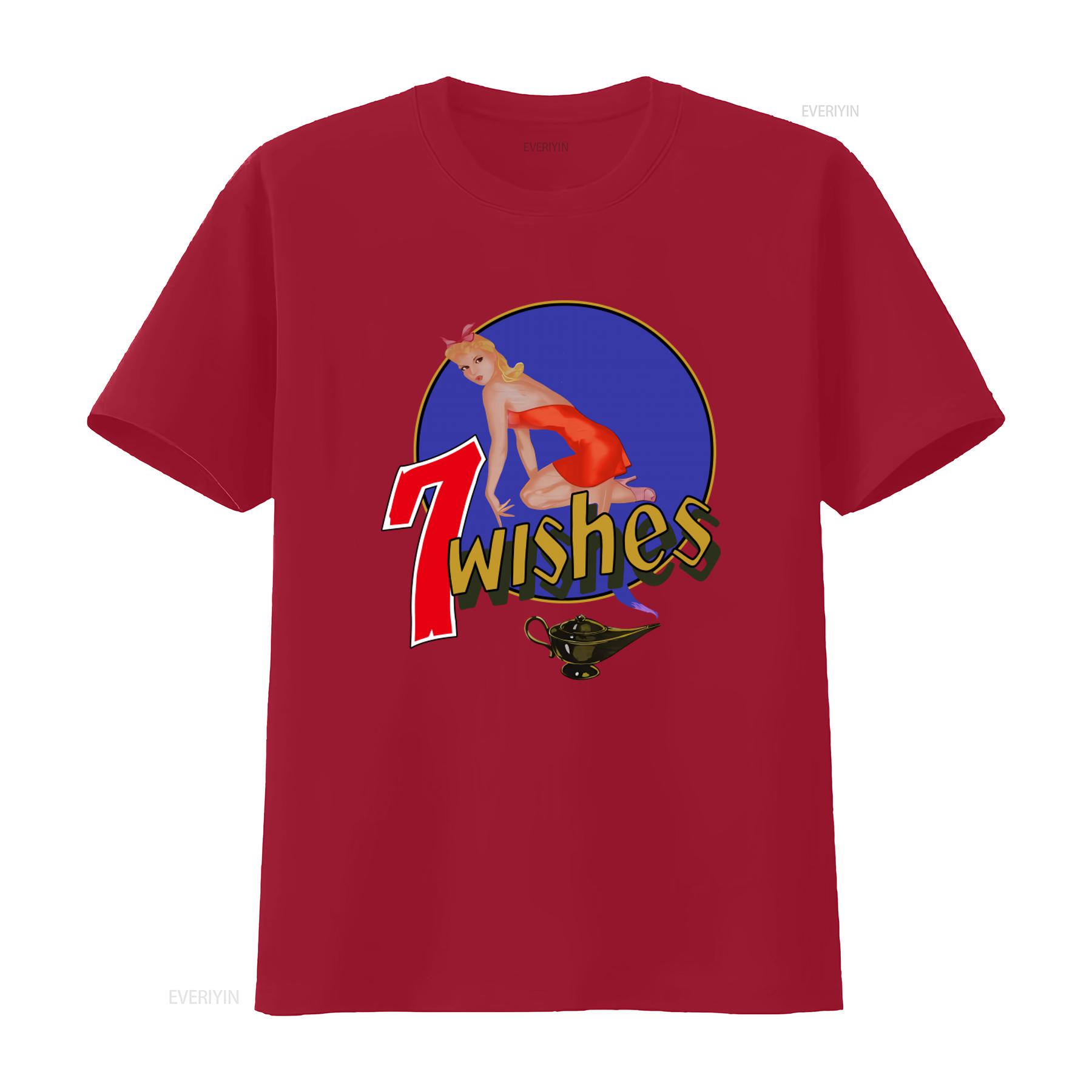 New Dtg dtf T shirt 7 Wishes Design Retro Pin up Girl Lamp vintage Washed Stylish streetwear Breathable Slightly Versatile S
New Dtg dtf T shirt 7 Wishes Design Retro Pin up Girl Lamp vintage Washed Stylish streetwear Breathable Slightly Versatile S