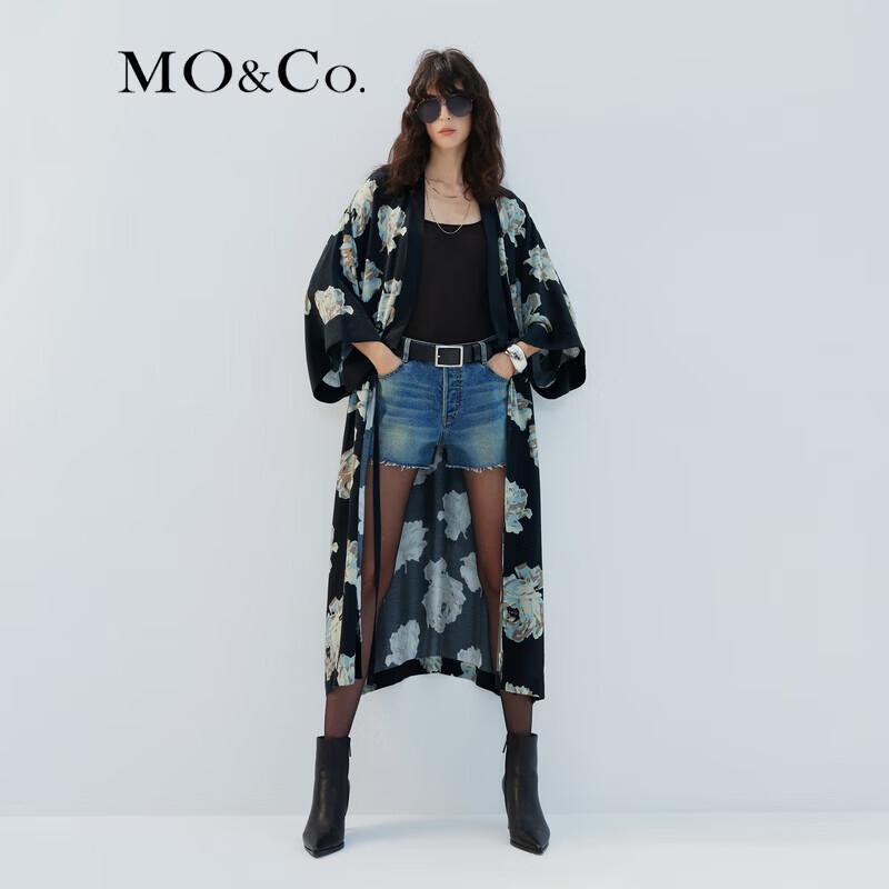 MO&Co. NOIR Series High-Waist Distressed Denim Shorts M 27
MO&Co. NOIR Series High-Waist Distressed Denim Shorts M 27