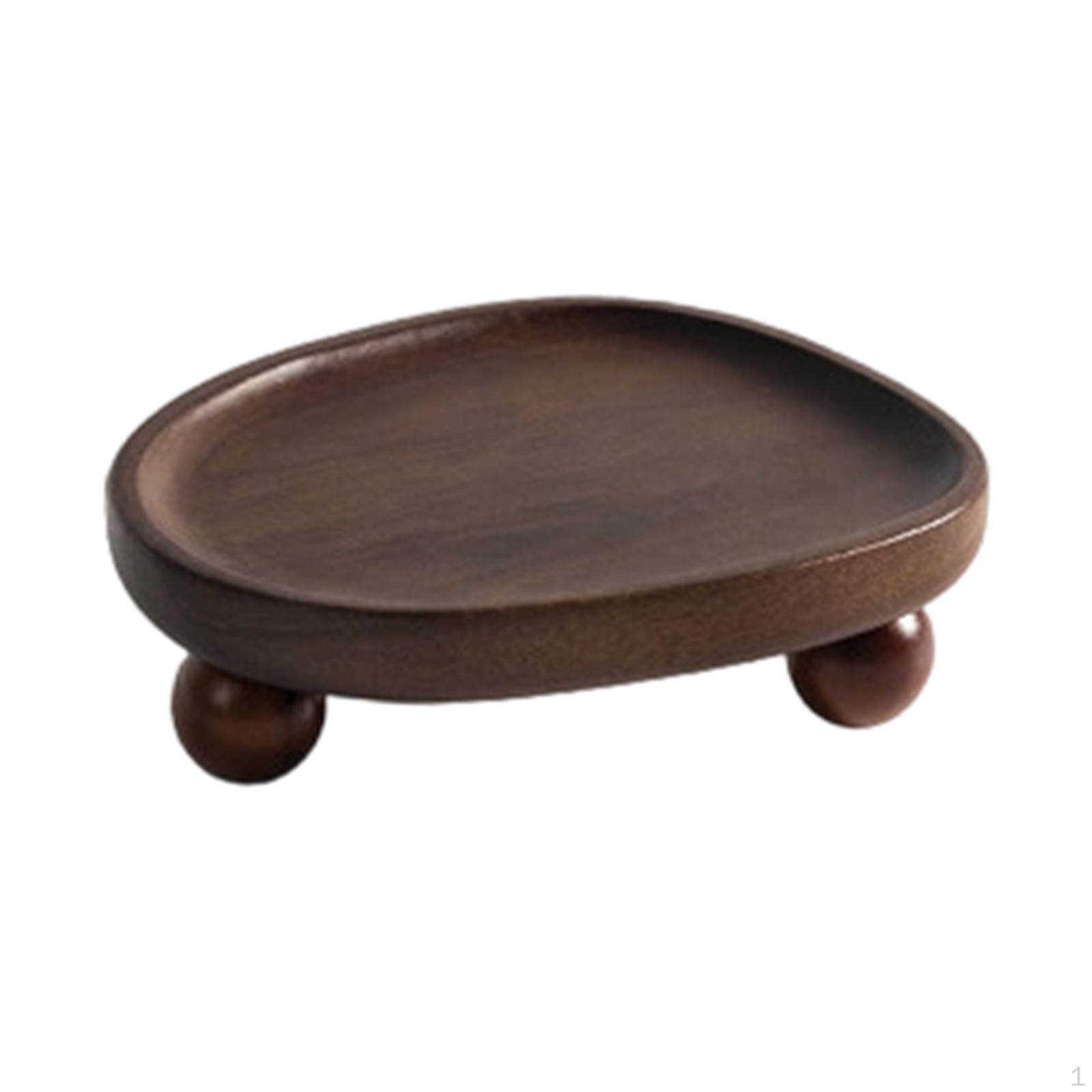 Decorative Rustic Wooden Tray Pedestal Stand, Perfume Holder, Jewelry for Entryway, Soap, , Style B
Decorative Rustic Wooden Tray Pedestal Stand, Perfume Holder, Jewelry for Entryway, Soap, , Style B