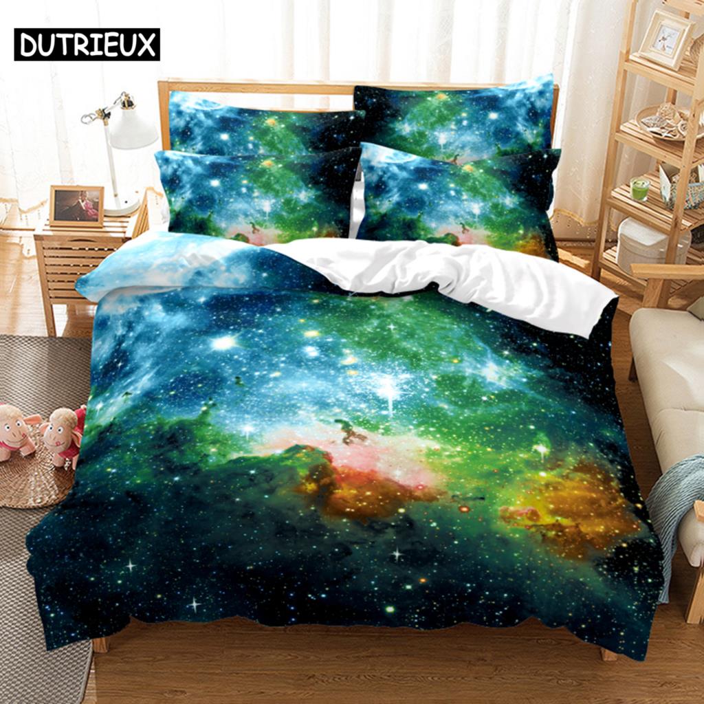 Comforter 3D Digital-Printed Aurora And Stars-Themed In Queen Size - Fashionable Design Comforter (quilt)-EU Single(135*200cm)3pcs
Comforter 3D Digital-Printed Aurora And Stars-Themed In Queen Size - Fashionable Design Comforter (quilt)-EU Single(135*200cm)3pcs