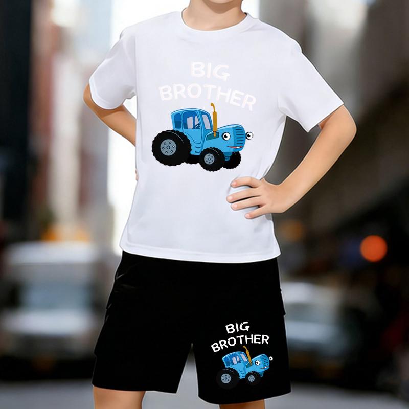 Boys 2 Piece Cartoon Tractor Printed Outfit, Short Sleeve T-Shirt and Shorts Set for Kids Age 5-14,Black and White Sporty Casual Summer Clothes 13-14 Years
Boys 2 Piece Cartoon Tractor Printed Outfit, Short Sleeve T-Shirt and Shorts Set for Kids Age 5-14,Black and White Sporty Casual Summer Clothes 13-14 Years