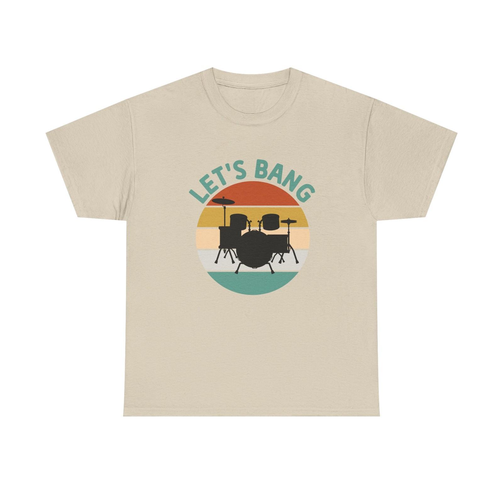 Let s Bang Drumset T-Shirt - Retro Drummer Band Tee Shirt Gift 3XL
Let s Bang Drumset T-Shirt - Retro Drummer Band Tee Shirt Gift 3XL