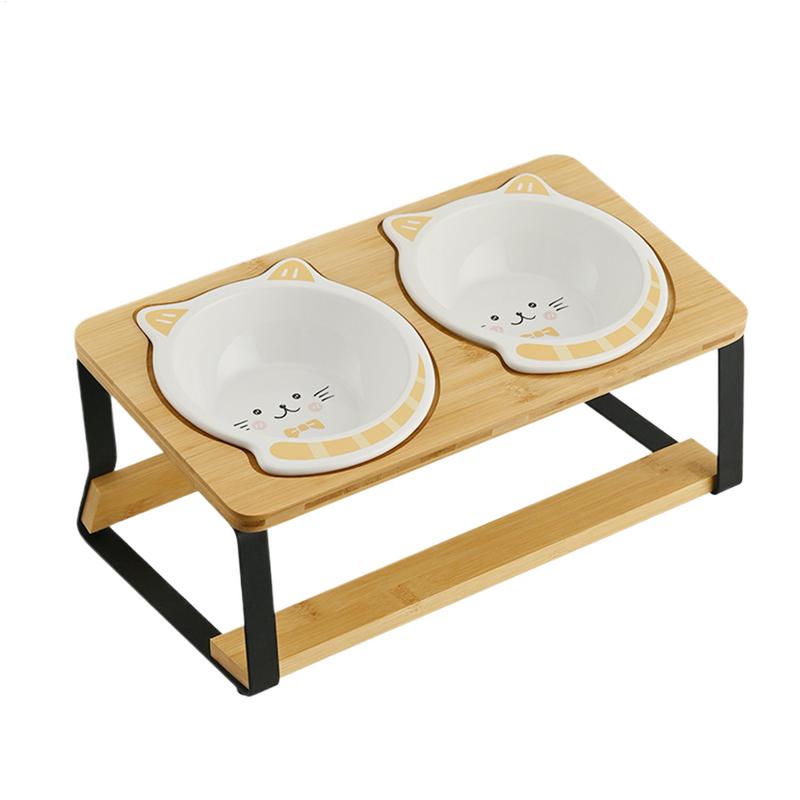 Raised Cat Bowl Raised Cat Bowls For Indoor Cats Double Tall Ceramic Dish Spill-Proof Non-Slip Wooden Base For Kitten Puppy CHINA
Raised Cat Bowl Raised Cat Bowls For Indoor Cats Double Tall Ceramic Dish Spill-Proof Non-Slip Wooden Base For Kitten Puppy CHINA