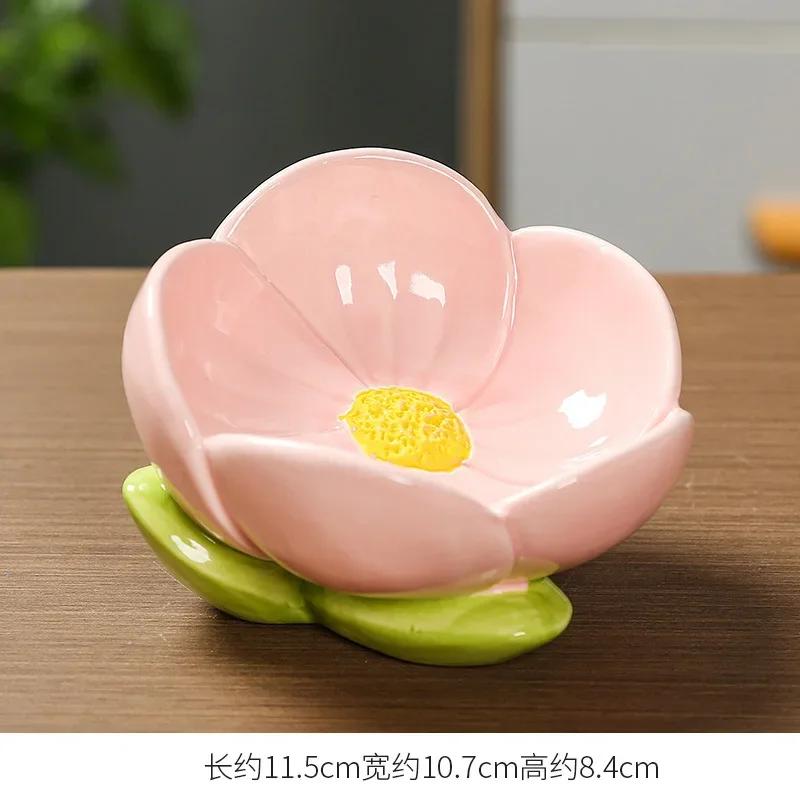 Tulip Flowers Entrance Foyer Ornaments Keys Jewelry Dressing Table Ceramic Storage Tray High-end Furniture Decorations Gifts
Tulip Flowers Entrance Foyer Ornaments Keys Jewelry Dressing Table Ceramic Storage Tray High-end Furniture Decorations Gifts