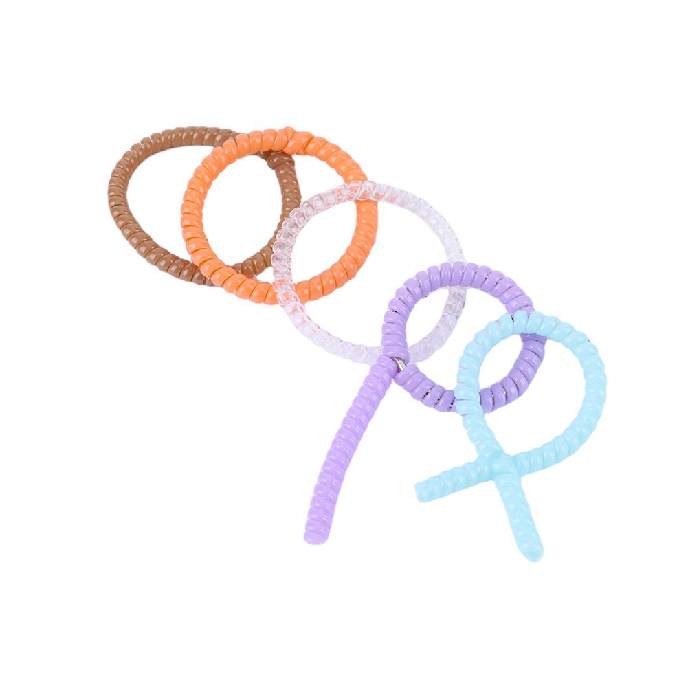 5Pcs Idol Doll Anti Drop Buckle Coil Multi-Colored Plastic Keychain Winding Rope Protection Ring for Dolls Pendants
5Pcs Idol Doll Anti Drop Buckle Coil Multi-Colored Plastic Keychain Winding Rope Protection Ring for Dolls Pendants