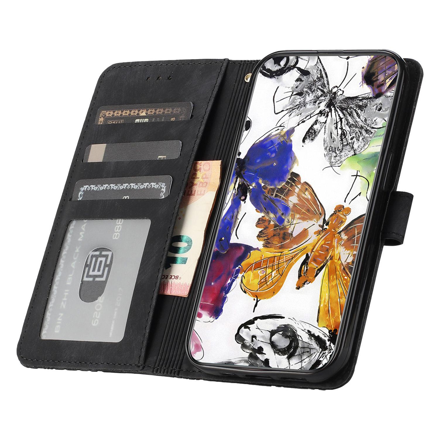 For Samsung Galaxy S24 Case Butterfly Imprinted Skin-Touch PU Leather Phone Cover with Strap Black
For Samsung Galaxy S24 Case Butterfly Imprinted Skin-Touch PU Leather Phone Cover with Strap Black