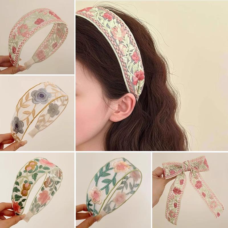 1PCS Embroidered flower headband for women with a sense of luxury, ethnic style, floral fabric, wide edge headband 1PCS
1PCS Embroidered flower headband for women with a sense of luxury, ethnic style, floral fabric, wide edge headband 1PCS