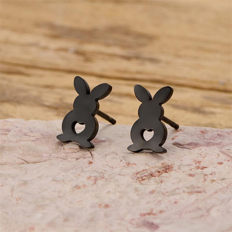 1 Pair Stainless Steel Hollow Love Heart Bunny Stud Earrings Women Minimalist Cute Rabbit Earings Piercing Zircon Best Gift
1 Pair Stainless Steel Hollow Love Heart Bunny Stud Earrings Women Minimalist Cute Rabbit Earings Piercing Zircon Best Gift