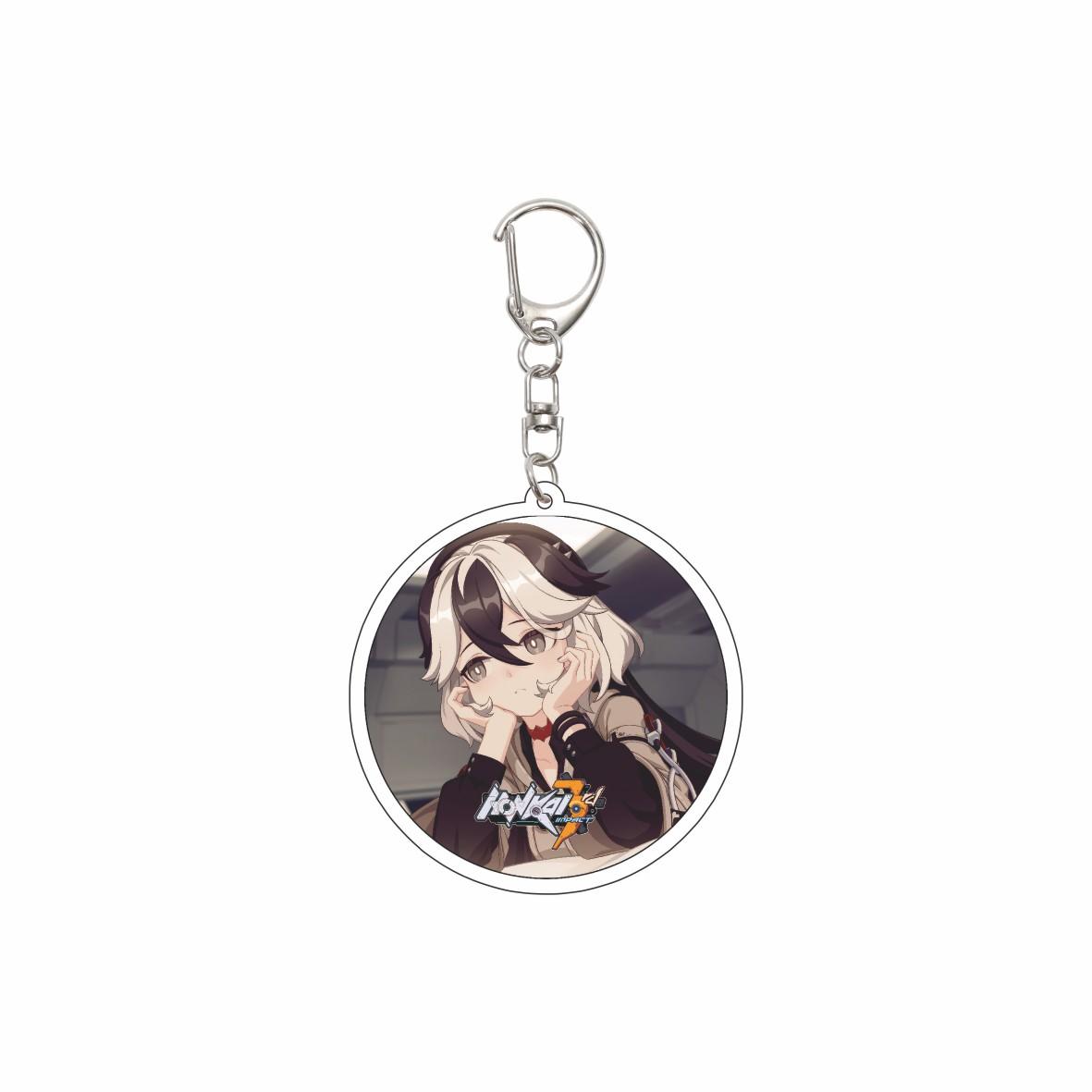 55MM Anime Honkai Impact 3 Keychain Kiana Kaslana/Raiden Mei/Bronya Zaychik Key Chain Acrylic Model Plate Christmas Gifts 55mm
55MM Anime Honkai Impact 3 Keychain Kiana Kaslana/Raiden Mei/Bronya Zaychik Key Chain Acrylic Model Plate Christmas Gifts 55mm