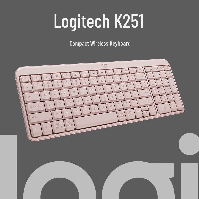 Logitech K251 Wireless Bluetooth Compact Keyboard
Logitech K251 Wireless Bluetooth Compact Keyboard