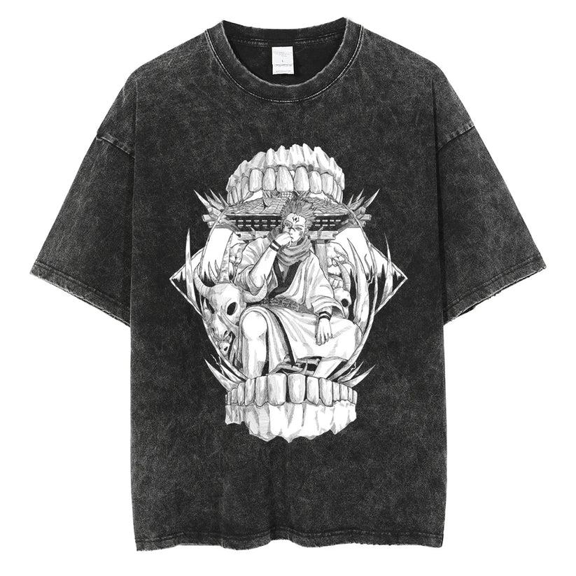 Ryomen Sukuna Print T Shirt Jujutsu Kaisen Manga Tshirt Streetwear Men Women Clothing Washed Cotton Tshirt Summer Oversized Tee S
Ryomen Sukuna Print T Shirt Jujutsu Kaisen Manga Tshirt Streetwear Men Women Clothing Washed Cotton Tshirt Summer Oversized Tee S