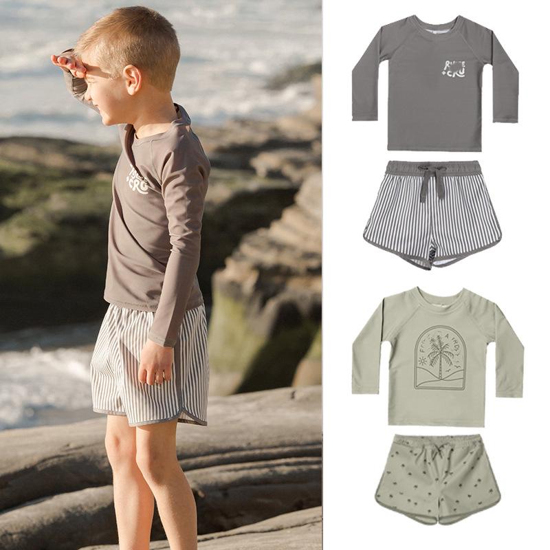 2025 Kids Sun-Protective Long-Sleeve Swimsuit Set - Baby Boy Two-Piece Beachwear. 130 cm
2025 Kids Sun-Protective Long-Sleeve Swimsuit Set - Baby Boy Two-Piece Beachwear. 130 cm
