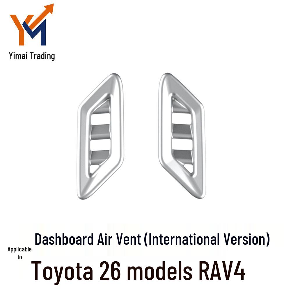 Toyota RAV4 Dashboard Air Vent Frames - Fits 26 Models, Left & Right, Special Overseas Interior Decor
Toyota RAV4 Dashboard Air Vent Frames - Fits 26 Models, Left & Right, Special Overseas Interior Decor