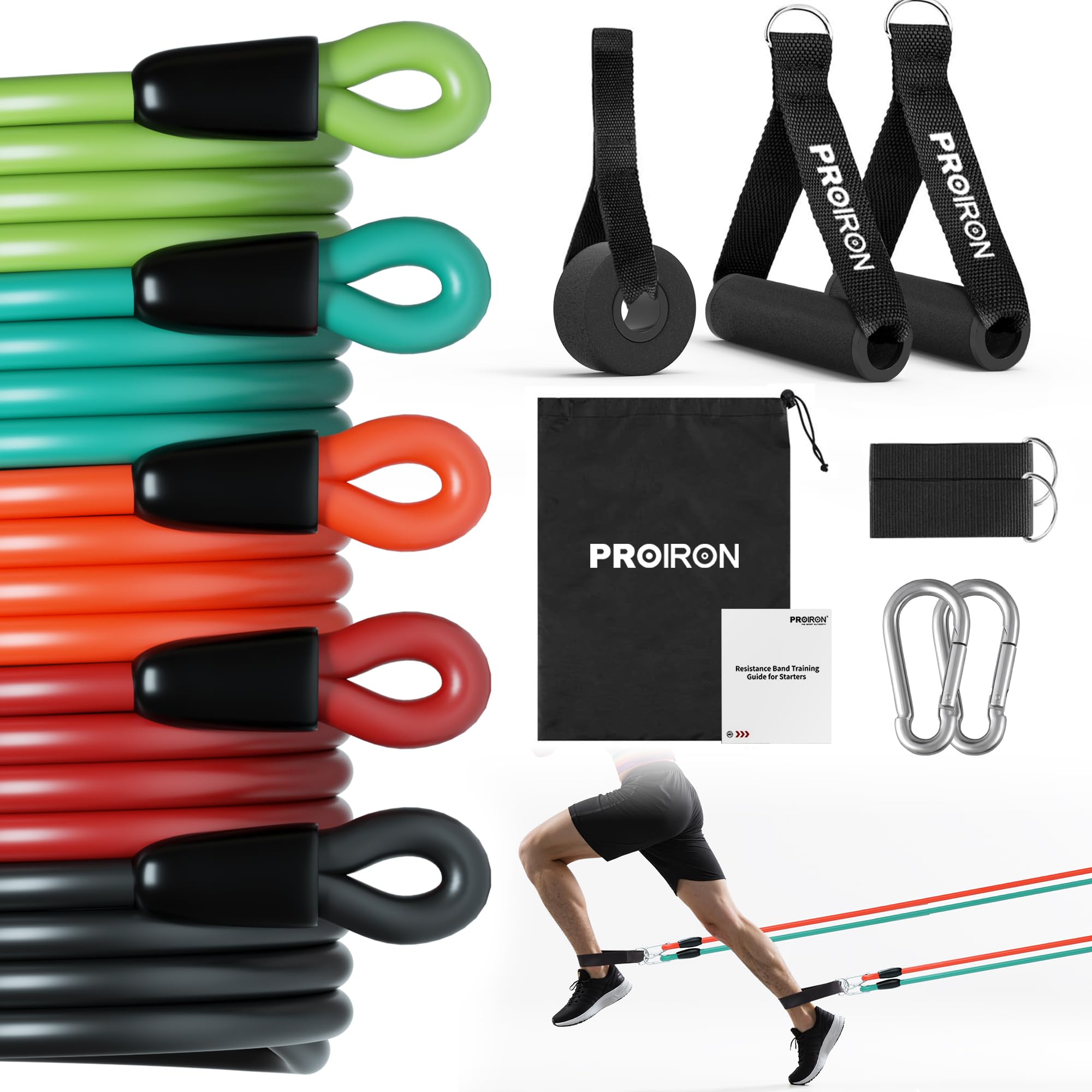 PROIRON Resistance Bands for Men, High-Intensity Exercise Bands for At-Home Strength Training, 5-Pack
PROIRON Resistance Bands for Men, High-Intensity Exercise Bands for At-Home Strength Training, 5-Pack