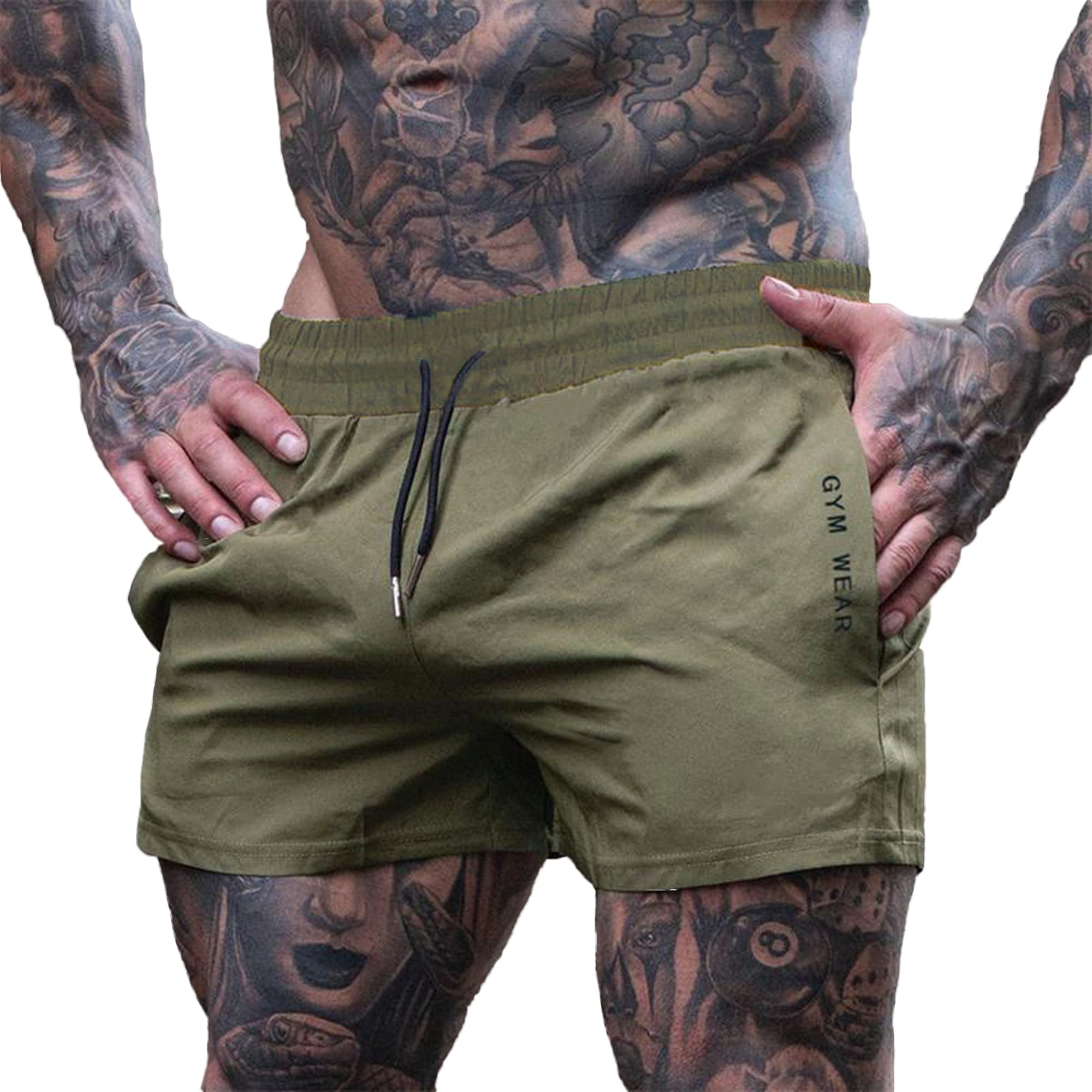 Manatsulife Gym Woven Simple DK17 Men s Shorts, Quick-Drying, Fabric, Two-Pocket, 3/4 Length, Design, (Green, XL)
Manatsulife Gym Woven Simple DK17 Men s Shorts, Quick-Drying, Fabric, Two-Pocket, 3/4 Length, Design, (Green, XL)