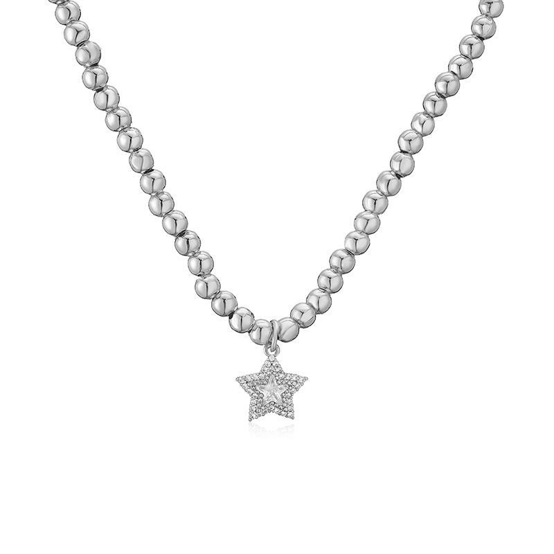18K Gold Plated Brass Star Beads Chain Necklace for Women K-pop Imitation Brass Choker Aesthetic Beach Y2K Zircon Gift 38cm медный/белый
18K Gold Plated Brass Star Beads Chain Necklace for Women K-pop Imitation Brass Choker Aesthetic Beach Y2K Zircon Gift 38cm медный/белый