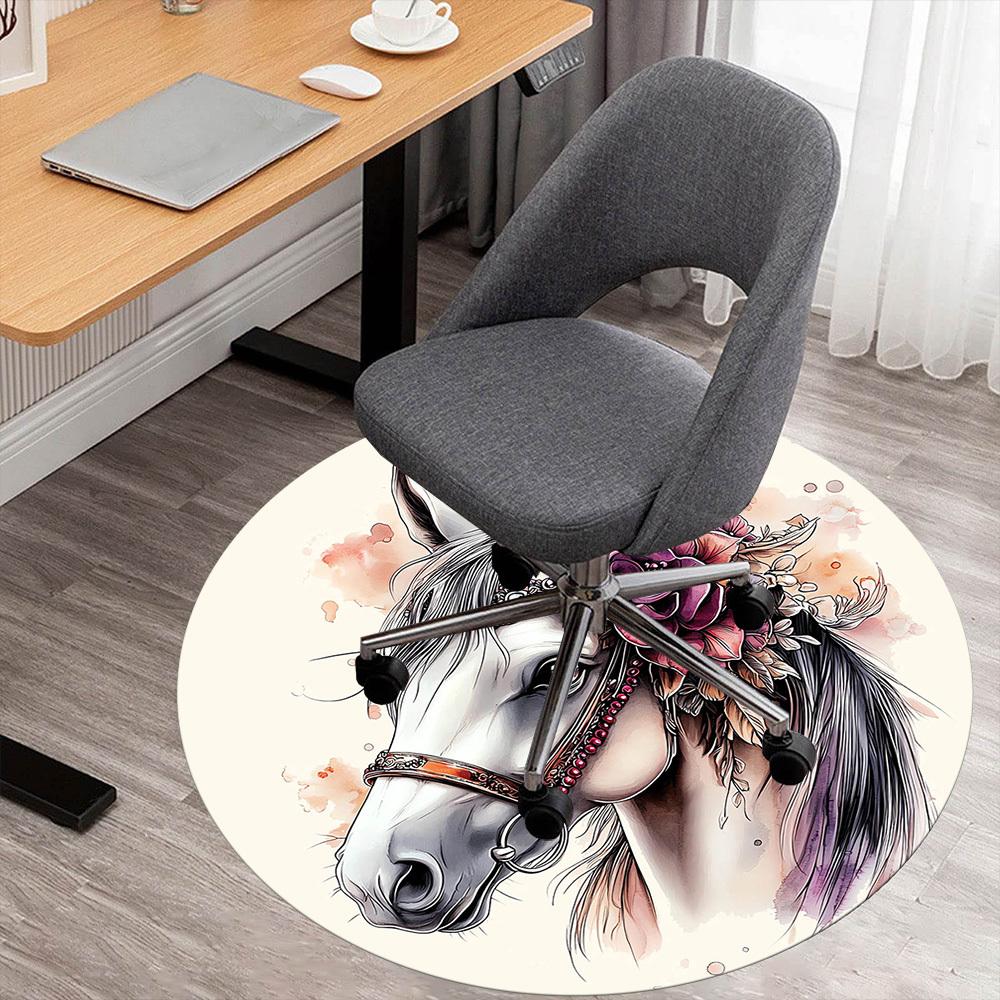 1pc horse flower Round Chair mat Area Rug - Non-Slip, Floor Mat for Office, Bedroom, and Indoor Decor -1002016 80cm by 80cm
1pc horse flower Round Chair mat Area Rug - Non-Slip, Floor Mat for Office, Bedroom, and Indoor Decor -1002016 80cm by 80cm