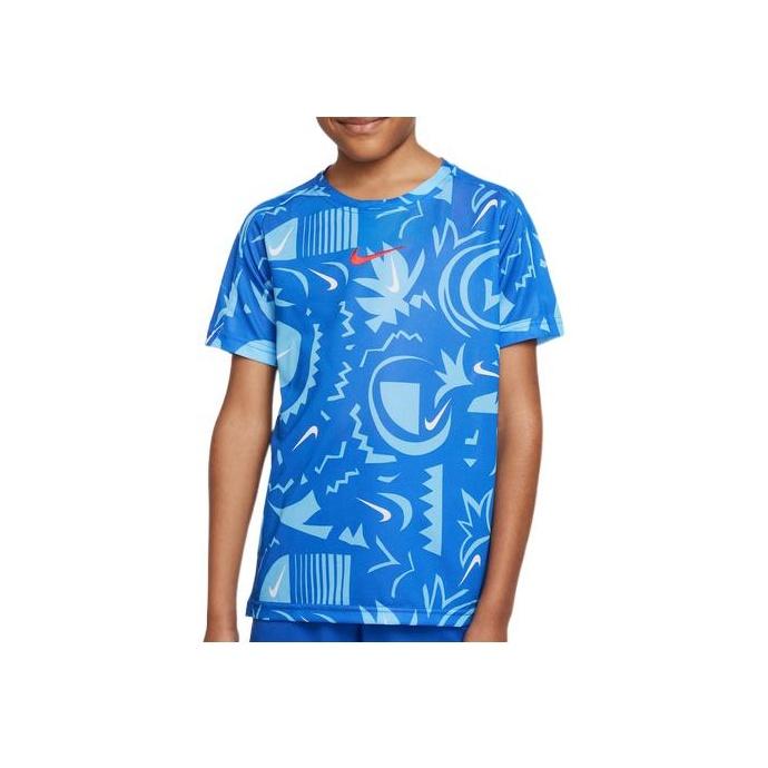 Nike Casual Breathable All-Over Print Embroidered Logo Sports Training Short Sleeve T-Shirt Kids T-Shirts Blue DM8549-480 S
Nike Casual Breathable All-Over Print Embroidered Logo Sports Training Short Sleeve T-Shirt Kids T-Shirts Blue DM8549-480 S