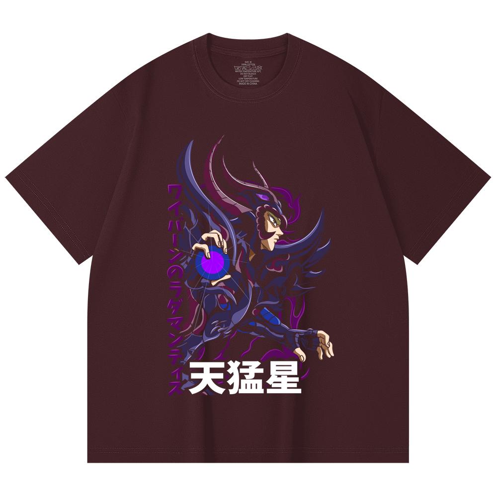 230 Gsm 100% Cotton Saint Seiya V18 Rhadamanthys Print Unisex Heavy Cotton T Shirt 2XL вина червоного кольору
230 Gsm 100% Cotton Saint Seiya V18 Rhadamanthys Print Unisex Heavy Cotton T Shirt 2XL вина червоного кольору