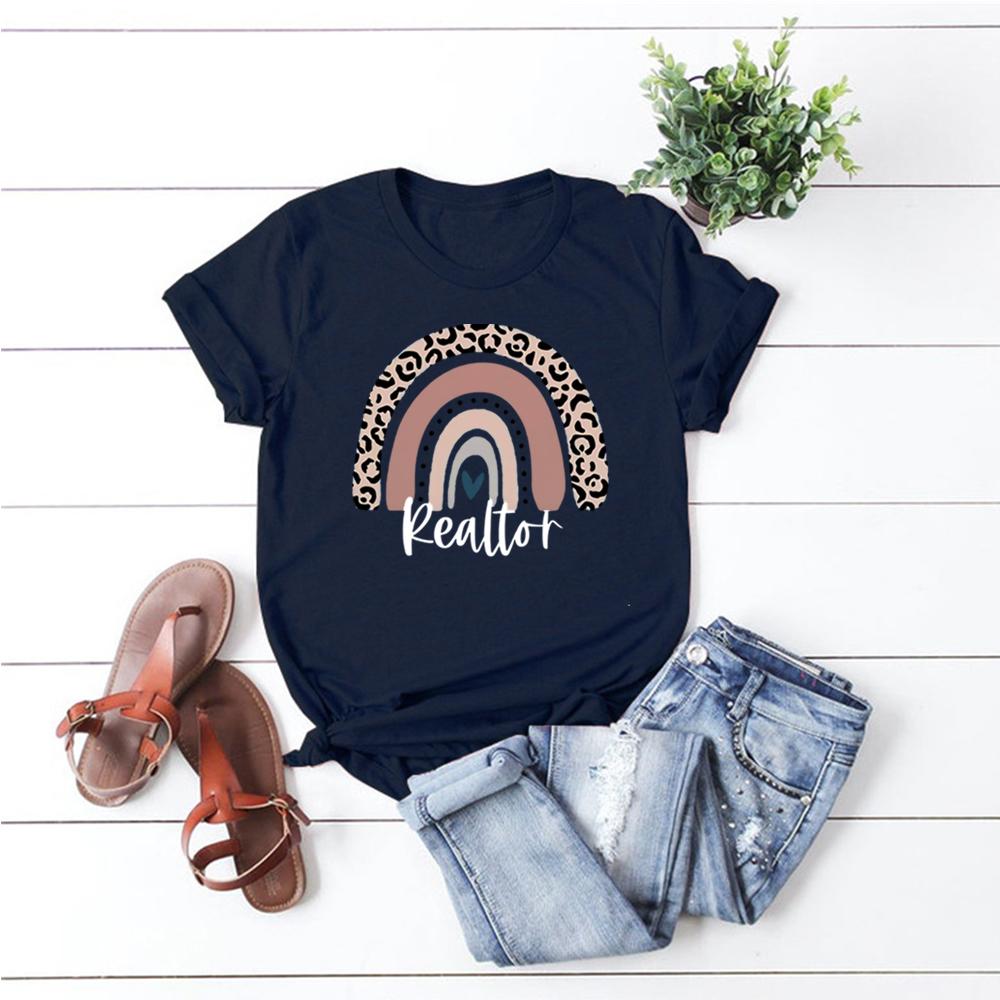 Realtor TShirt Real Estate Agent Tee Cute Leopard Rainbow Realtor Graphic Tee Real Estate Apparel Women Vintage Summer Top Gift 4XL
Realtor TShirt Real Estate Agent Tee Cute Leopard Rainbow Realtor Graphic Tee Real Estate Apparel Women Vintage Summer Top Gift 4XL