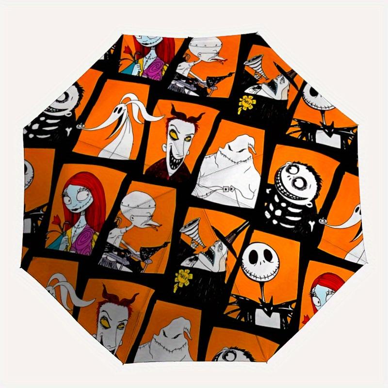 1pc Nightmare Before Christmas 8-Rib Automatic Folding Umbrella, Portable & Foldable, All-Season Portable Umbrella for Women & Men y250726037
1pc Nightmare Before Christmas 8-Rib Automatic Folding Umbrella, Portable & Foldable, All-Season Portable Umbrella for Women & Men y250726037
