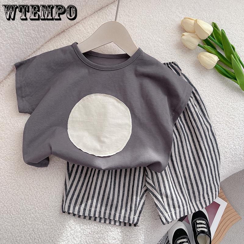 Boys Summer Set Loose Short Sleeved T-shirt Children s Wide Leg Cropped Pants Boys Summer Two-piece Set 80
Boys Summer Set Loose Short Sleeved T-shirt Children s Wide Leg Cropped Pants Boys Summer Two-piece Set 80