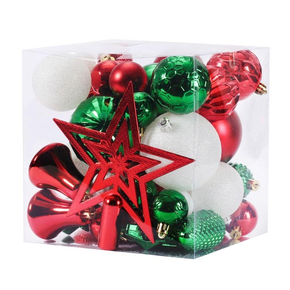 45pcs Plastic Painted Christmas Balls Set Exquisite Xmas Tree Ornaments Home Xmas Decor
45pcs Plastic Painted Christmas Balls Set Exquisite Xmas Tree Ornaments Home Xmas Decor