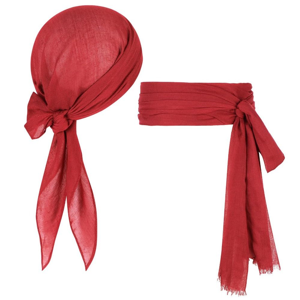 2Pcs/set Hip-hop Pirate Captain Turban Captain Jack Sparrow Masquerade Decoration Black red
2Pcs/set Hip-hop Pirate Captain Turban Captain Jack Sparrow Masquerade Decoration Black red